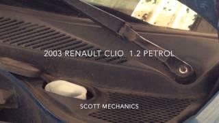 2003 Renault Clio  1.2 16v windscreen washer motor tested and replaced by Scott mechanics