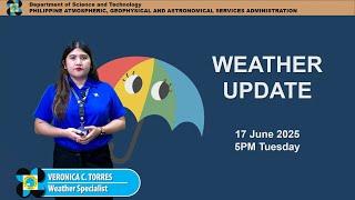 Public Weather Forecast issued at 5PM | June 17, 2025 - Tuesday