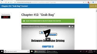 delawaredefensivedriving.org Timer Hack! Make Progress Fast