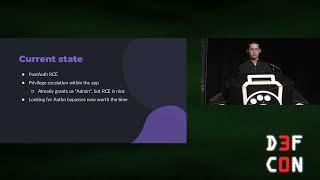 DEF CON 30  - Jeffrey Hofmann - PreAuth RCE Chains on an MDM - KACE SMA