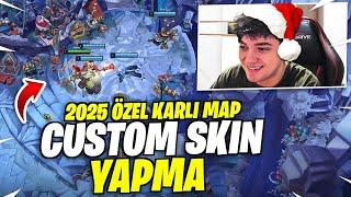 2025 ÖZEL KARLI MAPTE OYNADIM!! CUSTOM SKİN NASIL YAPILIR ?