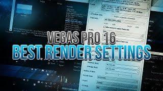 The BEST Render Settings in Vegas Pro 16 (1080p 60FPS)