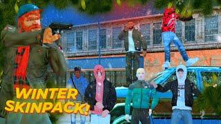 ️ЗИМНИЙ СКИН ПАК НА КОТОРЫЙ ТЫ ЗАСЛУЖИЛ! WINTER SKINPACK FOR GTA SA!