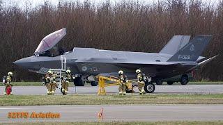 [4K] F-35A Simulated Emergency at Leeuwarden