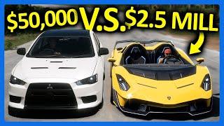 Forza Horizon 5 Online : Cheap vs Expensive Car Challenge!!