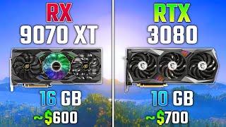 AMD RX 9070 XT vs RTX 3080 | Test in 7 Games