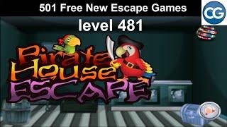 [Walkthrough] 501 Free New Escape Games level 481 - Pirate house escape - Complete Game