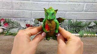 ДРАКОН своими руками. Поделки из ВАТЫ. Как сделать ДРАКОНЧИКА. DRAGON. DIY.