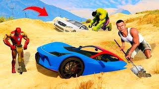 Franklin Found SECRET BURIED SUPER CAR in GTA 5 ! (GTA 5 Mods)