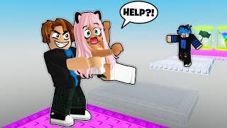DEFEATING the SECRET HUG Troll Tower in Roblox!