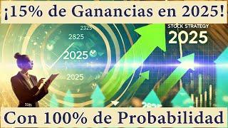 ¡15% de Ganancias en 2025! Una Estrategia con 100% de Probabilidad