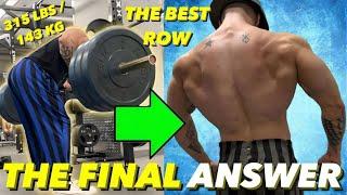 The BEST Way To Barbell Row For Back THICKNESS + WIDTH (The Final Answer)