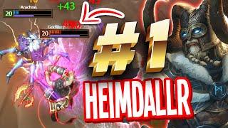 I Watched the NUMBER 1 Heimdallr in Smite... It's Not What I Expected