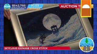 DB2024 - Live Auction for: Skycloud Expanse Cross Stich - Won for $6,700.00