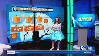 Halloween weather forecast Oct. 31, 2022