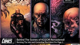 Behind The Scenes of KOZOR Remastered! | Revising The Inks and Correcting The Colors For Page 1