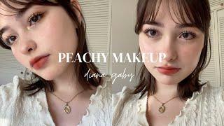 ⋆୨୧˚ peachy makeup ˚୨୧⋆ : tutorial