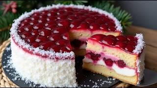 The greatest cake for Christmas! Cake in 15 minutes. Delicious recipe for the whole family.