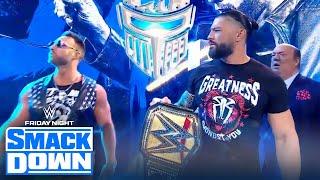 L.A. Knight cuts off Roman Reigns’ grand entrance one Smackdown ahead of Crown Jewel | WWE ON FOX