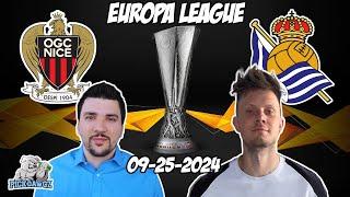 Nice vs. Real Sociedad Europa League Free Picks 9/25/24: PickDawgz Corner Kick | Free Soccer Picks