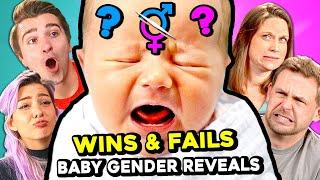 Couples React To Baby Gender Reveal FAILS & WINS!