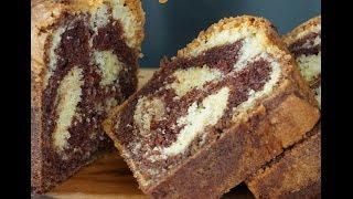 Recette du gâteau marbré facile et moelleux (Eng. Sub : marble cake)