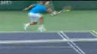 Federer's Backhand Flick Incredible