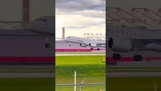Porter Embraer "E195 E2" taking off from Montreal airport {CYUL}  #aviation #canada #airport