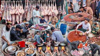 Extreme Traditional Breakfast street food in Afghanistan | Liver fry recipe | Sheikh Siri paye