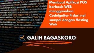 Membuat Aplikasi POS berbasis WEB menggunakan CodeIgniter 4 dari nol sampai dengan Hosting Web #1