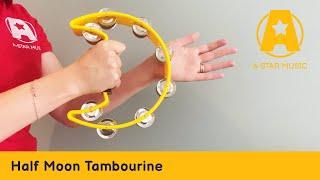 A-Star Half Moon Tambourine | AP3101