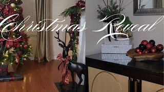 The Room is Transformed~ Christmas Credenza ~Styling New Bow Tie