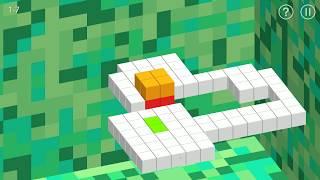 "Breezeblox" puzzle game, level 1-10 gameplay