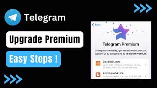 How to Upgrade Telegram Premium iPhone ! 2023