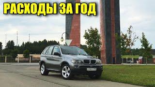 РАСХОДЫ за Год владения старым BMW X5 E53. Отзыв владельца