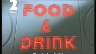 BBC Two junction and ident 1992 end of snooker, food and drink trailer
