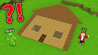 JJ and Mikey Found CURSED FLAT House - Maizen Parody Video in Minecraft