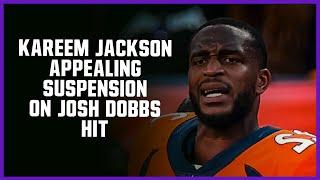 Kareem Jackson Suspended FOUR Games For Hit On Josh Dobbs