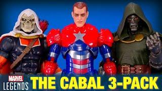 Marvel Legends The Cabal Iron Patriot Taskmaster Doctor Doom 85th Anniversary Hasbro In-Hand Review