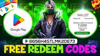 Free Redeem Code  Free Fire Redeem Code Today  2000₹/- Free Redeem Code #redeemcode