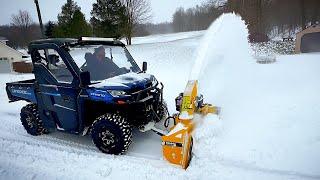 UTV Snowblower - Better Than A Plow?