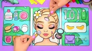 DIY DOLL MAKEUP  & SKIN CARE + Printables | Paper Doll Book