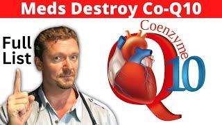 Medicines that DEPLETE CoEnzyme Q10 (Ubiquinone lowering Medications)