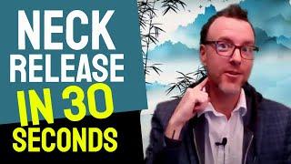 Quick Neck Release in 30 Seconds (Without Any Stretching)  Energy Medicine Technique