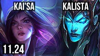 KAI'SA & Lulu vs KALISTA & Pantheon (ADC) | Legendary, Rank 10 Kai'Sa | TR Grandmaster | 11.24