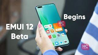 EMUI 12 Beta begins 