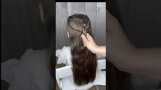 Quick and Easy Hairstyles. Cute Ponytail  Прически в школу/ Soch Turmaklari #hairstyles #shorts