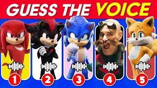 Guess The Sonic the Hedgehog 3 Characters by Voice #2 Sonic the Hedgehog 3 Movie Quiz | fastQuiz