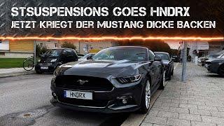 HNDRX Werkstatt: Distanzscheiben Sonderlösung für den 2018er Mustang der Firma STsuspensions