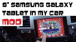 How to install 8" Samsung Galaxy tablet as car stereo in 2007-2014 Cadillac Escalade